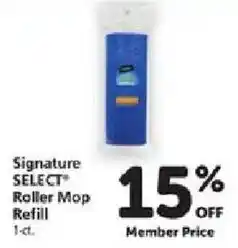 Safeway Signature Select Roller Mop Refill offer