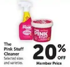 Safeway The Pink Stuff Cleaner offer