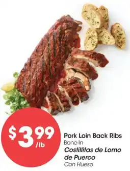 Food 4 Less Pork Loin Back Ribs offer