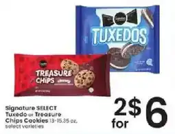 Albertsons Signature Select Tuxedo or Treasure Chips Cookies offer