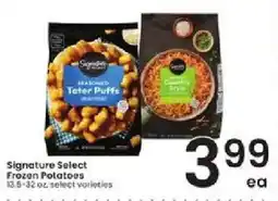 Albertsons Signature Select Frozen Potatoes offer