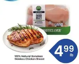 Albertsons 100% Natural Boneless Skinless Chicken Breast offer