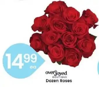 Overjoyed Boutique Dozen Roses