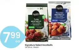 Albertsons Signature Select Meatballs offer