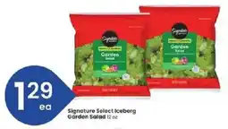 Albertsons Signature Select Iceberg Garden Salad offer