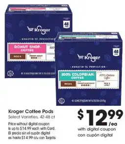 Smith's Kroger coffee pods offer