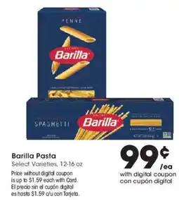 Smith's Barilla Pasta offer