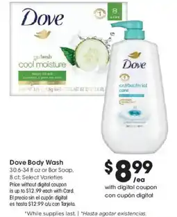Smith's Dove Body Wash offer