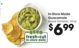 Kroger In-Store Made Guacamole offer