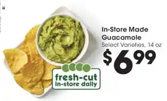 Kroger In-Store Made Guacamole offer