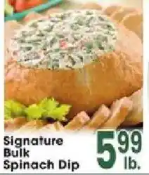 Jewel-Osco Signature Bulk Spinach Dip offer