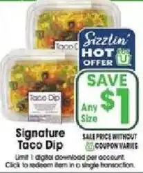 Jewel-Osco Signature Taco Dip offer
