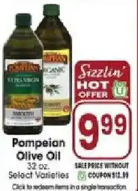 Jewel-Osco Pompeian Olive Oil offer
