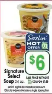 Jewel-Osco Signature Select Soup offer