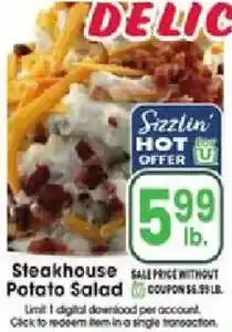 Jewel-Osco Sizzlin' Steakhouse Potato Salad offer