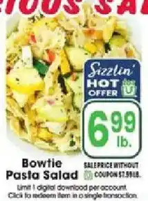 Jewel-Osco Gizzlin' Bowtie Pasta Salad offer