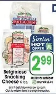 Jewel-Osco Belgioso Snacking Cheese offer