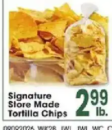 Jewel-Osco Signature Store Made Tortilla Chips offer