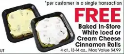 Jewel-Osco Baked In-Store White Iced offer