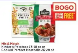 Winn Dixie Kinder's Potatoes or Cooked Perfect Meatballs offer