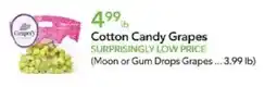 Publix Grapery cotton candy grapes offer