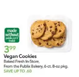 Publix Publix Vegan Cookies offer