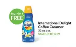 Publix International Delight Coffee Creamer offer