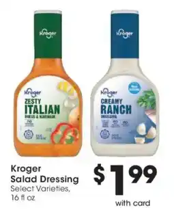 Kroger Kroger salad dressing offer