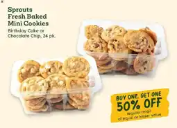 Sprouts Farmers Market Sprouts fresh baked mini cookies offer