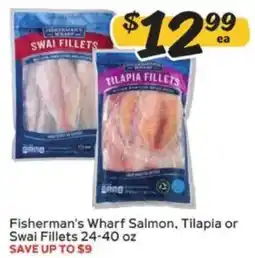 Winn Dixie Fisherman's Wharf Salmon, Tilapia or Swai Fillets offer
