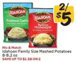 Winn Dixie Idaohan family size mashed potatoes offer