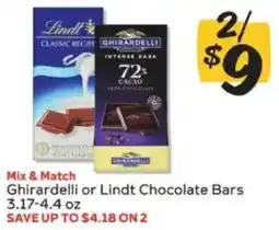 Winn Dixie Ghirardelli or Lindt Chocolate Bars offer