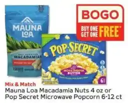 Winn Dixie Mauna Loa Macadamia Nuts or Pop Secret Microwave Popcorn offer