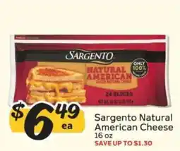 Winn Dixie Sargento natural american cheese offer
