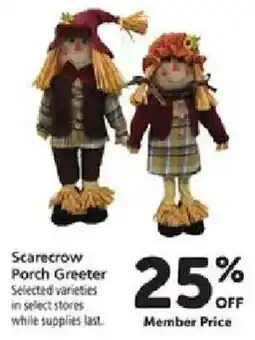 Safeway Scarecrow Porch Greeter offer