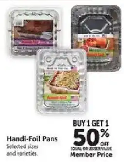 Safeway Handi-Foil Pans offer