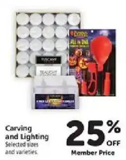 Safeway Carving and Lighting offer