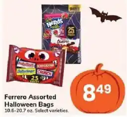 Jewel-Osco Ferrero Assorted Halloween Bags offer