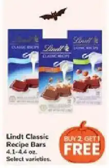 Jewel-Osco Lindt Classic Recipe Bars offer