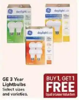 Jewel-Osco Ge daylight led lightbulbs offer