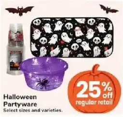 Jewel-Osco Halloween Partyware offer