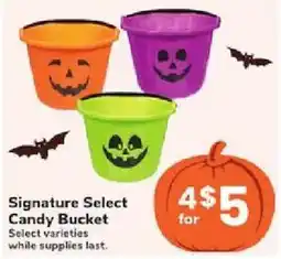 Jewel-Osco Signature Select Candy Bucket offer