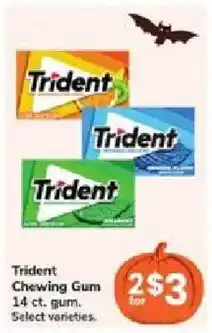 Jewel-Osco Trident Chewing Gum offer