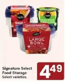 Jewel-Osco Signature Select Food Storage offer