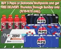 Jewel-Osco Pepsi or Gatorade Multipacks offer