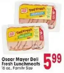 Jewel-Osco Oscar Mayer Deli Fresh Lunchmeats offer