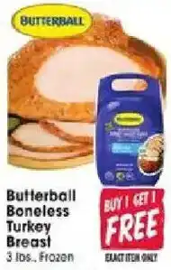 Jewel-Osco Butterball Boneless Turkey Breast offer
