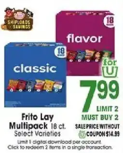 Jewel-Osco Frito Lay Multipack offer