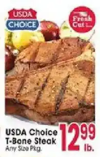 Jewel-Osco Usda choice t-bone steak offer
