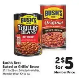 Safeway Bush's Best Baked or Grillin' Beans offer